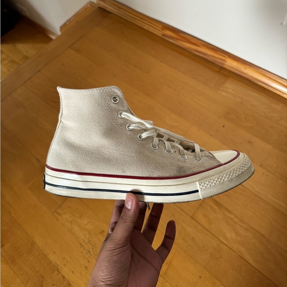 Converse chuck 70s size 9 cream/white - Picture 3 of 7